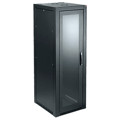 Gabinete Sísmico 45U / 2134 x 700 x 1000 mm (84 x 27.6 x 39.4 in) / Acero Negro RAL 9005 / Certificación Sísmica Zona 4 / NEBS / OSHPD Pre-Approval