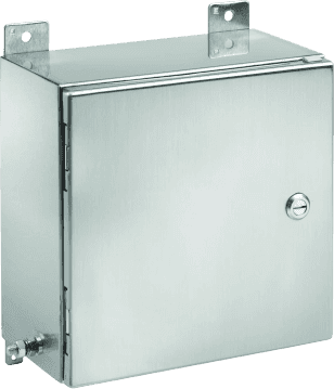 Gabinete ZonEx ATEX IECEx, Certificación EXE Design, Tipo 4X, Acero Inoxidable 316L, 914x610x203 mm, Cepillado #4, Cerrojos Acero Inoxidable, Junta Poliuretano -40°C a +70°C