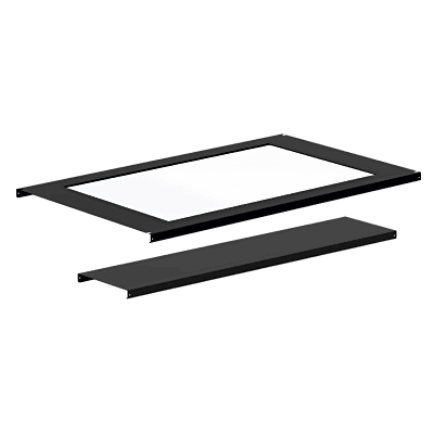 Panel de Techo con Ventana / 800x1200 mm / Sistema de Contención ProLine / Policarbonato 6 mm (0.22 in) / Marco Acero Calibre 16 / Acceso sin Herramientas / Cumple Códigos Supresión Incendios