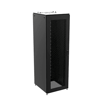 Gabinete de Telecomunicaciones ProLine S1 48 UR  Dimensiones 2350 x 800 x 1200 mm Acero color Negro RAL 9005 / Puertas Perforadas / Certificaciones UL-cUL