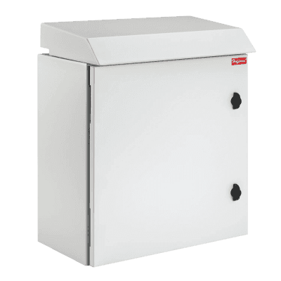 Gabinete Rack 26 UR ProTek Tipo 3R Exterior con Ventiladores y Termostato / 92.2 cm x 60 cm x 61 cm (36.3 in x 23.6 in x 24 in) / Acero Gris RAL 7035 / Protección IP32 IK10
