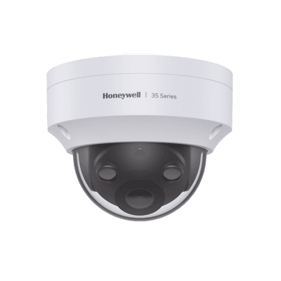 Domo IP 3 Megapixel / Lente 2.8 mm / 40 mts IR /  Ultra Baja Iluminación / NDAA / ONVIF / Exterior IP66 / Antivandalico IK10 / Ultra Baja Iluminación / H.265 / PoE / Serie 35 / Honeywell Security