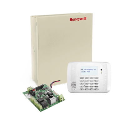 Panel de Alarma para 48 Zonas con Teclado Alfanumérico y Comunicador Universal IP de Crow