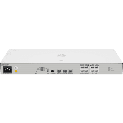 OLT Mini FTTh eKit 2 Puertos GPON (Incluye módulos C+) + 1 Puerto Uplink XGS-PON + 4 Puertos WAN/LAN Gigabit + 4 Puertos LAN Gigabit  / All-In-One (Router, Switch, OLT, Controladora) / Libre de licenciamiento