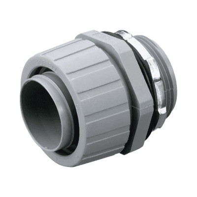 Conector Recto de Nylon de 1" para Tubería Liquidtight Polytuff.