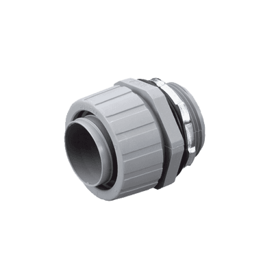 Conector Recto de Nylon de 1" para Tubería Liquidtight Polytuff.