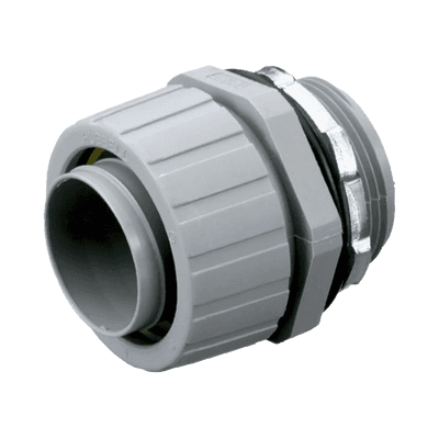 Conector Recto de Nylon de 2" para Tubería Liquidtight Polytuff.