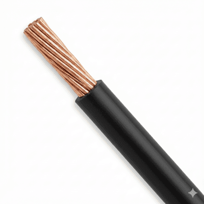 ( venta por metro ) Cable Eléctrico de Cobre Recubierto THW-LS Calibre 14 AWG 19 Hilos Color negro