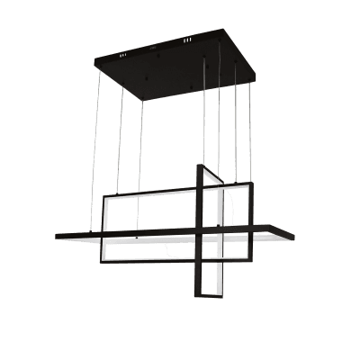 Lámpara de Techo LED / 100W / Luz Blanca 6500K, Neutra 4000K, Cálida 2700K / IP20 / Ángulo de Luz 120° / Aluminio y PC / Vida Útil 50,000h / Longitud de Cable Ajustable