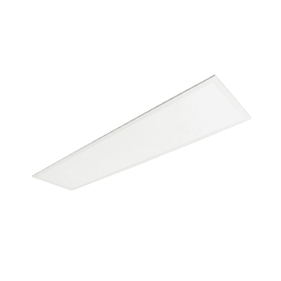 Panel LED Rectangular Empotrado o Suspendido /1195 x 295 mm / 127 Vca~60Hz / TC 6 500 K / Angulo de Luz de 140°