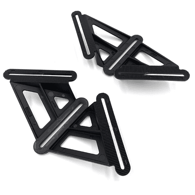Brackets para Montaje de Caja de Empalme a Raqueta LP-CSS (2 Piezas)