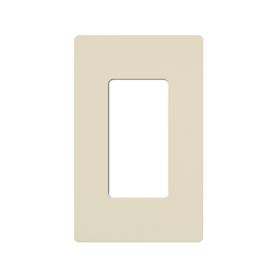 Tapa Color Light Almond para interruptor o dimmer Lutron, 1 gang, limpio y moderno