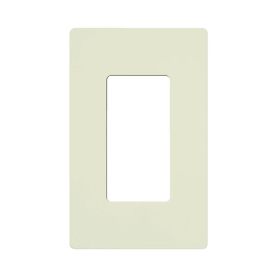 Tapa Color Biscuit para interruptor o dimmer Lutron, 1 gang, limpio y moderno