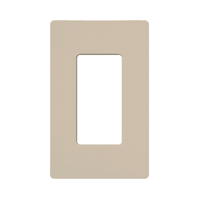 Tapa Color Taupe para interruptor o dimmer Lutron, 1 gang, limpio y moderno