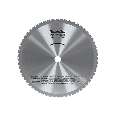 Disco de 12" de 60 Dientes con Puntas de Carburo para Cortar Metal