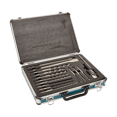 Juego de 14 piezas de Brocas, Cinceles y Broquero SDS Plus Makita