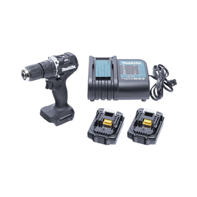 Rotomartillo/Taladro Inalámbrico SIN CARBONES, Broquero de 1/2", 1,700 RPM, 18VâŽ“, Torque: 40 N.m C/2 Bat. (1.5Ah) y Cargador.