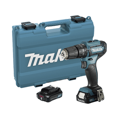 Taladro Combinado de 12Vcc, con tecnología CXT, (Incluye 2 Baterías y Cargador Rápido, Maletín plástico).