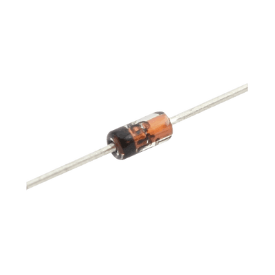 Diodo de Conmutación, I fwd. 300 mA, Vrev 75 V, 0. 5 Watt, Tiempo de Recuperación 4.0 nS, Empacado DO-35.