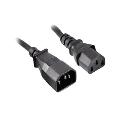 Cable de Alimentación / Enchufe C14/US / 60 cm (23.6 in) / Negro / Compatible NEO