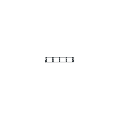 Patch Panel de Fibra Óptica, Para 8 Placas Acopladoras FAP o FMP, Color Negro, 2UR
