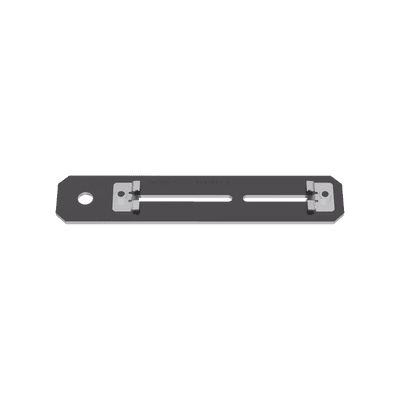 Soporte de Montaje a Techo, para Canaletas FiberRunner 4X4 o 6x4, Uso con Varilla Roscada de 0.5 in, Color Negro