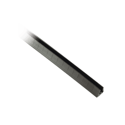 Cubre-filos Ranurado con Adhesivo, para Bordes de 0.9 a 1.6mm, de 30.5m de Largo, Color Negro