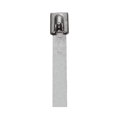 Cincho StrongHold de Acero Inoxidable Tipo 304, 998 mm largo x 6.6 mm ancho, Color Metálico, Paquete de 25pz