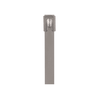 Cincho Pan-Steel™ de Acero Inoxidable 316, de 362mm largo x 7.9mm ancho, Color Metálico, Paquete de 50pz