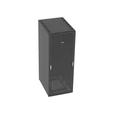 Gabinete Net-Access™ para Centros de Datos, 45UR, 800mm de Ancho, 1070mm de Profundidad, Fabricado en Acero, Color Negro 