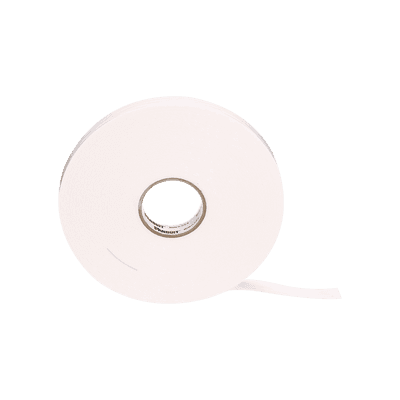 Cinta Doble Cara, con Adhesivo Acrílico, 12.7mm de Ancho, Rollo de 65.5m, Color Blanco