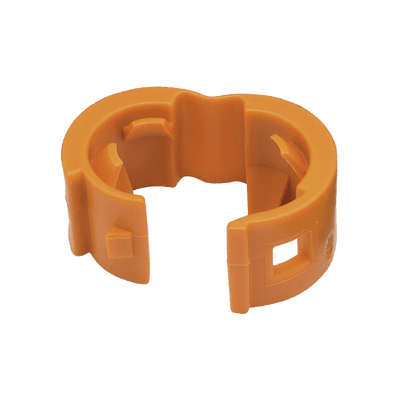 Kit de 25 Clips de Identificación Para Patch Cords, Compatible con Diámetros de 4.7 a 7.8 mm (0.19 a 0.31 Pulgadas), Color Naranja