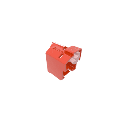 Kit de 100 Dispositivos Para Impedir Desconexión de Plug RJ45, Color Rojo, Incluye 5 Herramientas para Instalar/Retirar