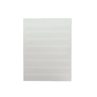 Hojas con 5000 Etiquetas Auto-Laminadas para Impresora Láser/Inyección de Tinta, para Cables de 3 a 7.1 mm de Diámetro (12 - 10 AWG), Color Blanco