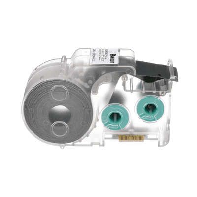 Casete de 275 Etiquetas Autolaminadas de 19 x 25.4 mm (0.75 x 1 pulgadas), para Cables de 3 a 4 mm (0.12 a 0.16 pulgadas) de Diámetro, Área de Impresión Color Blanco