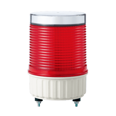 Luz LED destellante IP65, recargable solar en color Rojo