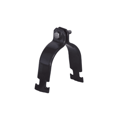 Abrazadera Unicanal con Recubrimiento de PVC de 1 1/2" (38 mm).