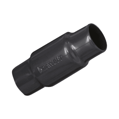 Cople de Aluminio con Recubrimiento Exterior de PVC de 2" (50.8 mm) / Interior de Uretano Purpura.