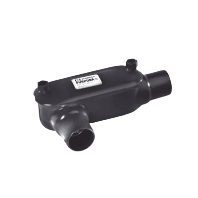 Caja Ovalada tipo LR con Recubrimiento Exterior de PVC de 3/4" (19 mm).