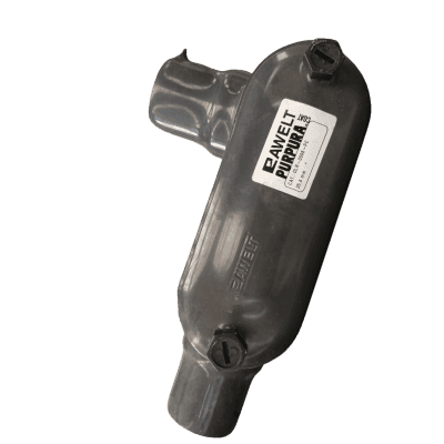 Caja Ovalada tipo LR con Recubrimiento Exterior de PVC de 1/2" (12.7 mm).