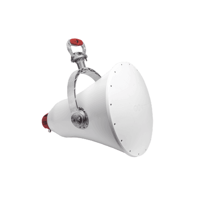 Antena direccional UltraHorn™ Carrier Class Contectorizada 5180-6775 GHz, 24 dBi, ultra rechazo al ruido, altamente direccional sin lóbulos laterales