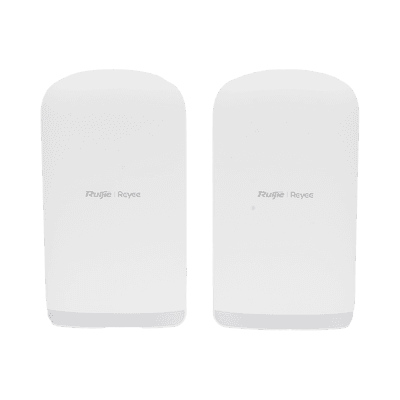 Kit completo Punto a Punto Pre-Configurado hasta 5 Km listos para enlazar, administrable en la Nube, Banda 5Ghz AC WAVE2 MU-MIMO 2X2, Puertos 10/100/1000