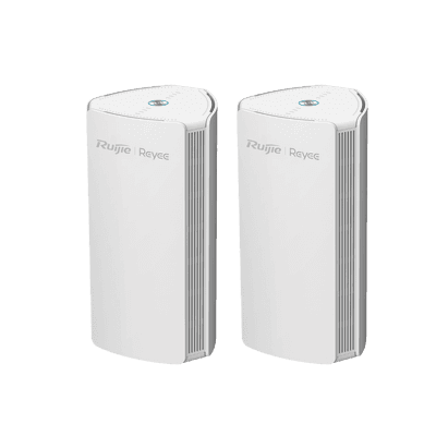 (2PACK) Home Router inalámbrico MESH WI-FI 6 2x2 doble banda 1 puerto WAN Gigabit y 2 puertos LAN Gigabit