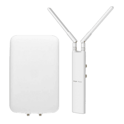 Punto de Acceso Mesh para Exterior, Wi-Fi 5 802.11ac Sectorial 90° IP65, Compacto con Antena Externa
