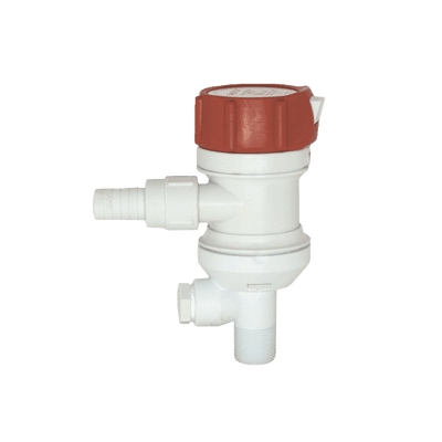 Bomba sumergible para carnada de 500 galones por hora, a 12 Volts de corriente directa.