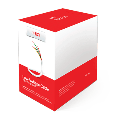 Cable de Cobre Industrial / 4 Conductores Calibre 22 / Color Blanco / Bobina de 152.5 Metros ( 500 ft ) 100% cobre