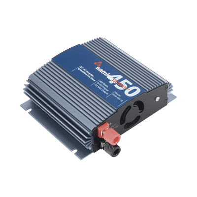 Inversor de Corriente Onda Modificada (CD-CA). Potencia Nominal 450 W, Ent:12Vcc, Sal: 115Vca 60 Hz.