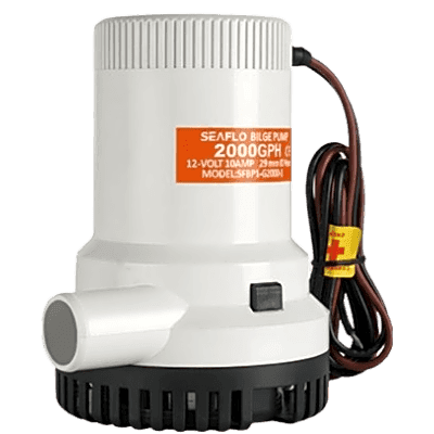 Bomba Sumergible Industrial / Operación por Interruptor o Flotador / Capacidad de Funcionamiento en Seco / Eje de Acero Inoxidable / Protección Anti-Aire / Sellos Herméticos a la Humedad / Cableado Marino Bloqueado / Cumple CE, RoHS, 