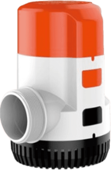 Bomba Sumergible Eléctrica Marina SEAFLO 12V / 3700 GPH (14,000 LPH) / No Automática / Protección Anti-Aire / Sellos Herméticos / Cableado Marino Bloqueado / Puertos Rectos o 90° / Impulsor Grande / Motor Robusto / Conector