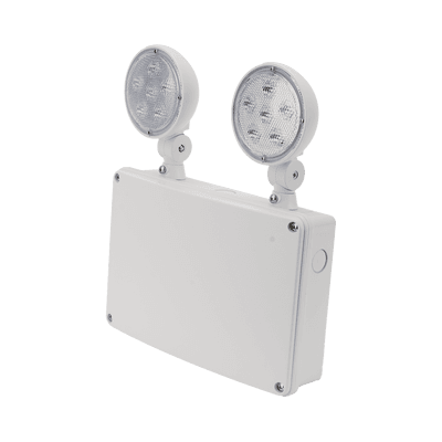 Letrero LED de SALIDA con Luz de Emergencia/Montaje Universal (pared, lateral o Techo)/Batería de Respaldo Incluida